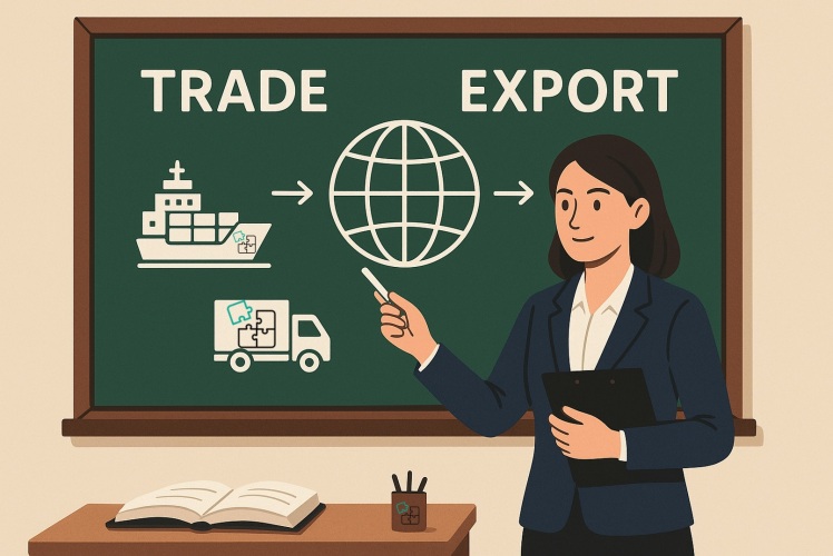 بیا با هم دنیای تجارت رو فتح کنیم+آموزش و راه اندازی صادرات + آموزش تجارت
